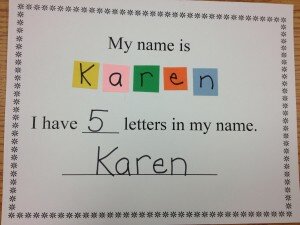 How Many Letters Are in Your Name – Counting! | Teaching Ace